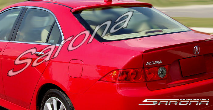 Custom Acura TSX Roof Wing  Sedan (2004 - 2008) - $299.00 (Manufacturer Sarona, Part #AC-006-RW)